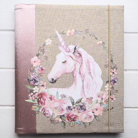 fotoalbum s jednorožcom