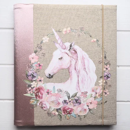fotoalbum s jednorožcom