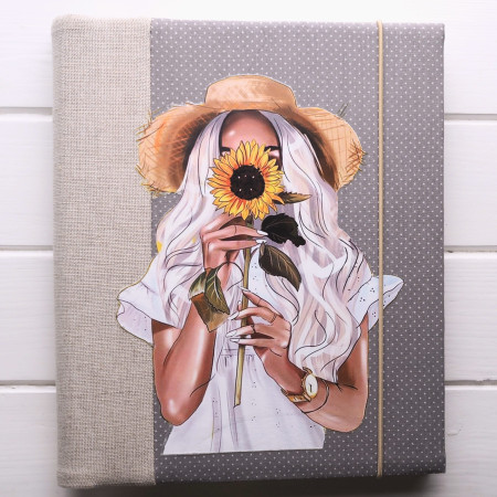 Fotoalbum pre dievča slnečnica