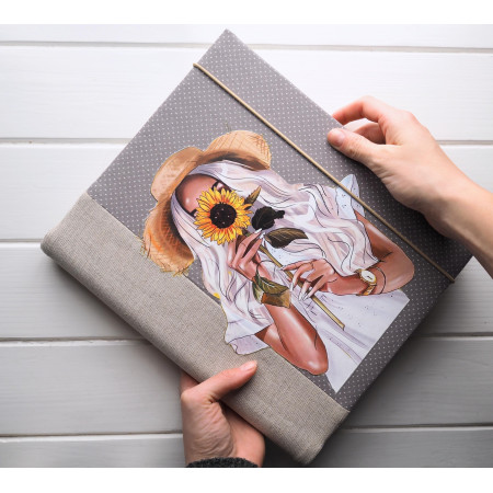 Fotoalbum pre dievča slnečnica