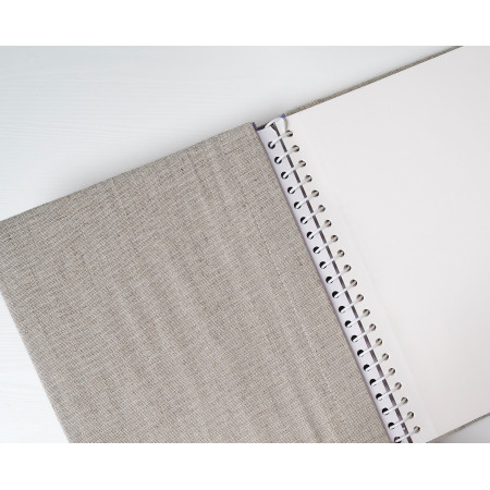 jednoduchý album z plátna ľanu