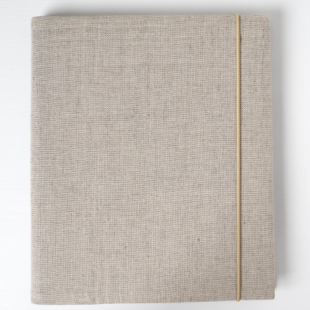 jednoduchý album z plátna ľanu