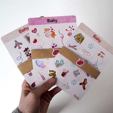 Nálepky na  scrapbooking -...