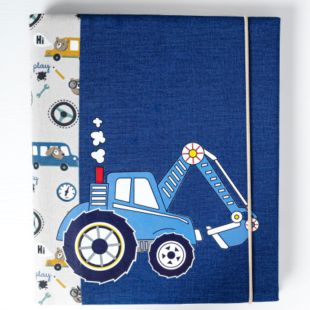 samolepiaci fotoalbum s bágrom