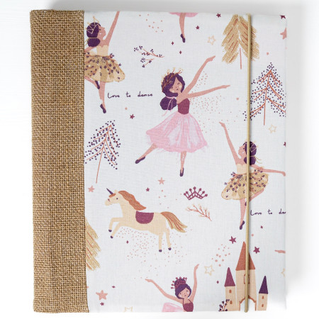 dievčenský fotoalbum s motívom baletiek