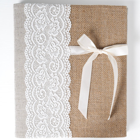 svadobny-fotoalbum ľan a plátno