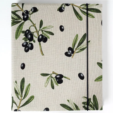 režný fotoalbum s motívom olív