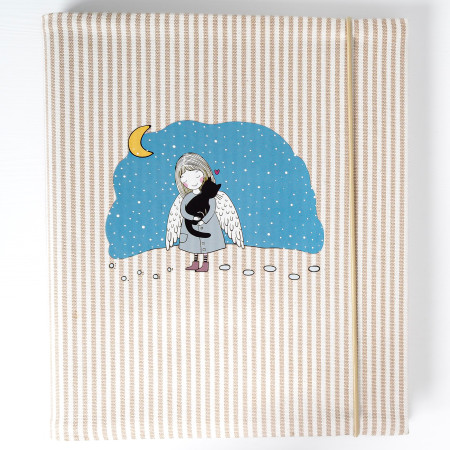 album samolepiaci s anjelikom pre dievčatko