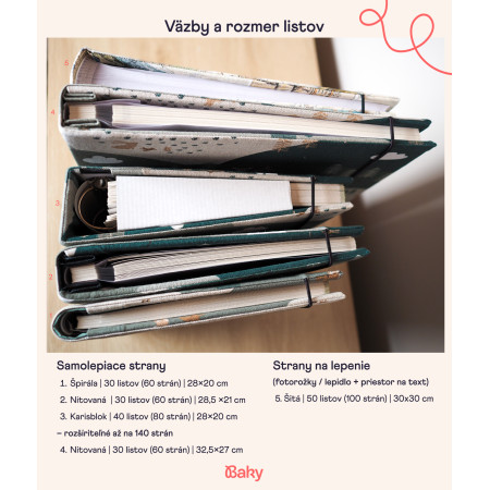 krásny fotoalbum handmade