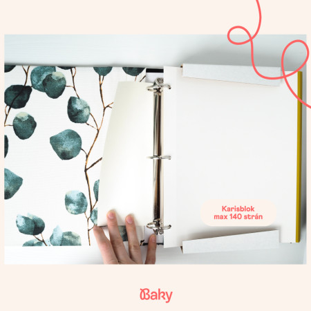 eukalyptus fotoalbum svadobný