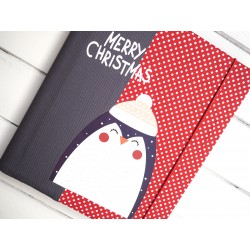 bodkovaný fotoalbum s vianočnou tematikou