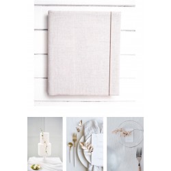 samolepiaci fotoalbum v jednoduchom minimalistickom štýle z plátna samolepiaci fotoalbum v jednoduchom minimalistickom štýle z plátna