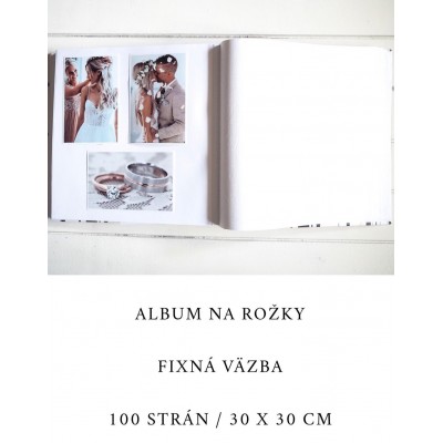 album na růžky 30x30 cm