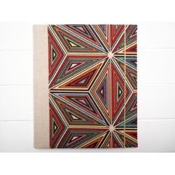 geometrický fotoalbum - gobelín