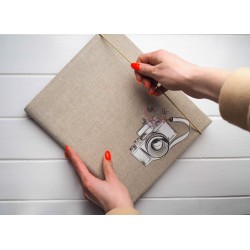 rodinný album na fotky lepiaci