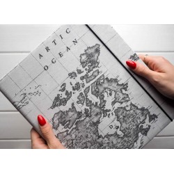 cestovateľský album mapa