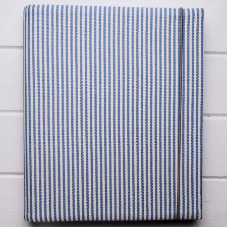 samolepiaci fotoalbum s modrým pásikom