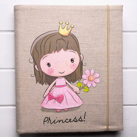 Detský fotoalbum s princeznou - dievčenský