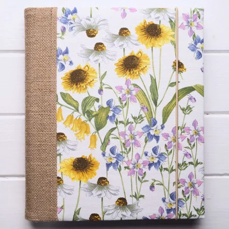 rodinný fotoalbum so slnečnicami na 500 fotiek