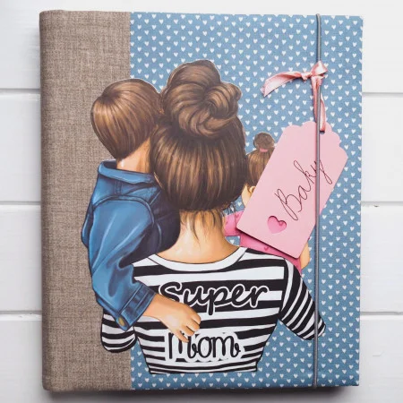 rodinný fotoalbum mama a deti