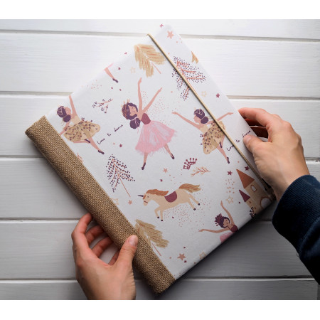 dievčenský fotoalbum s motívom baletiek