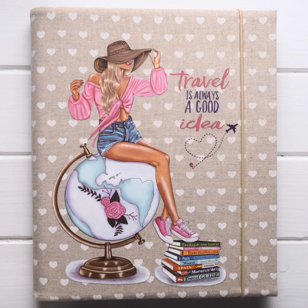 samolepiaci cestovateľský album