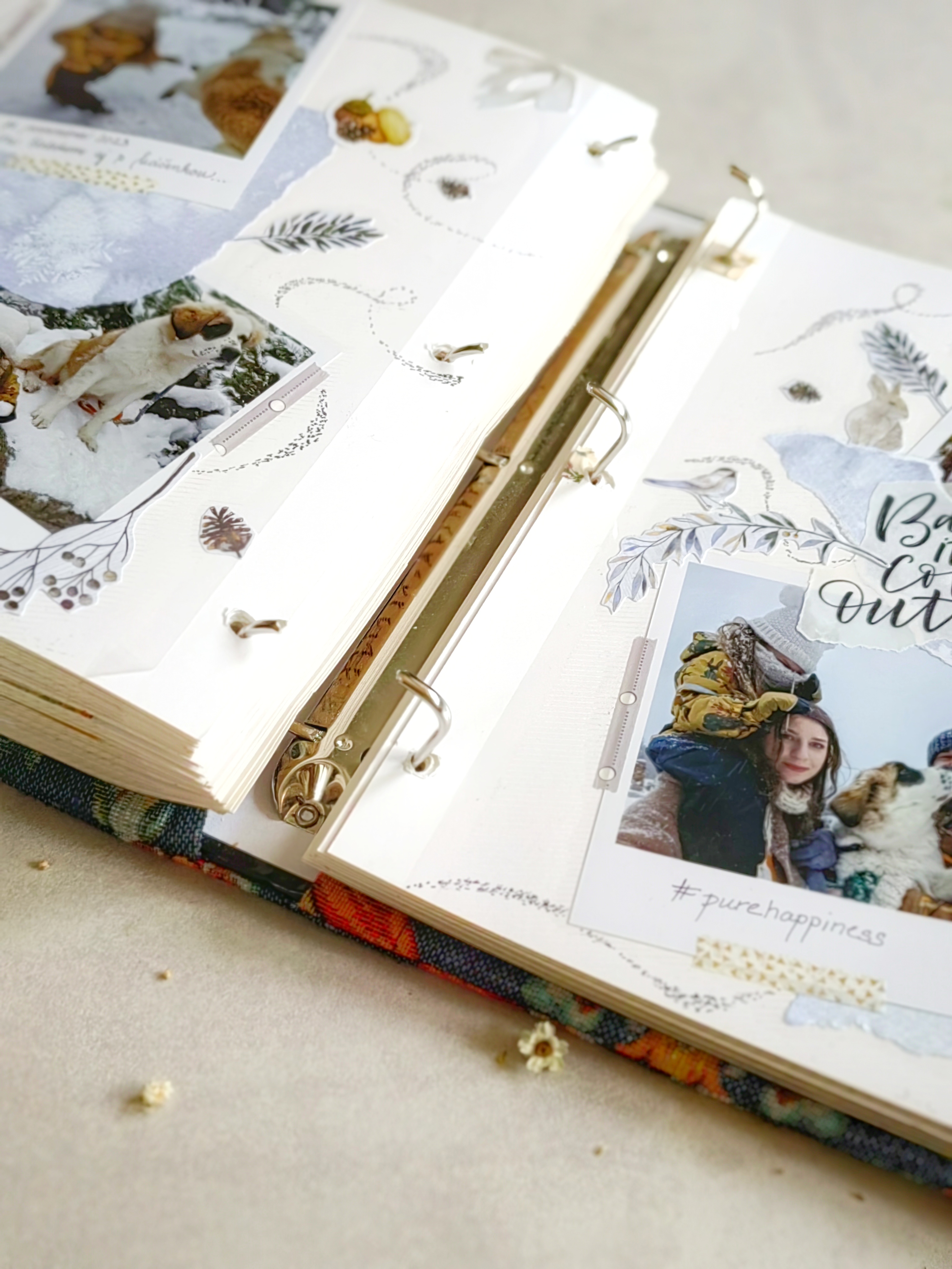 veľký rodinný fotoalbum