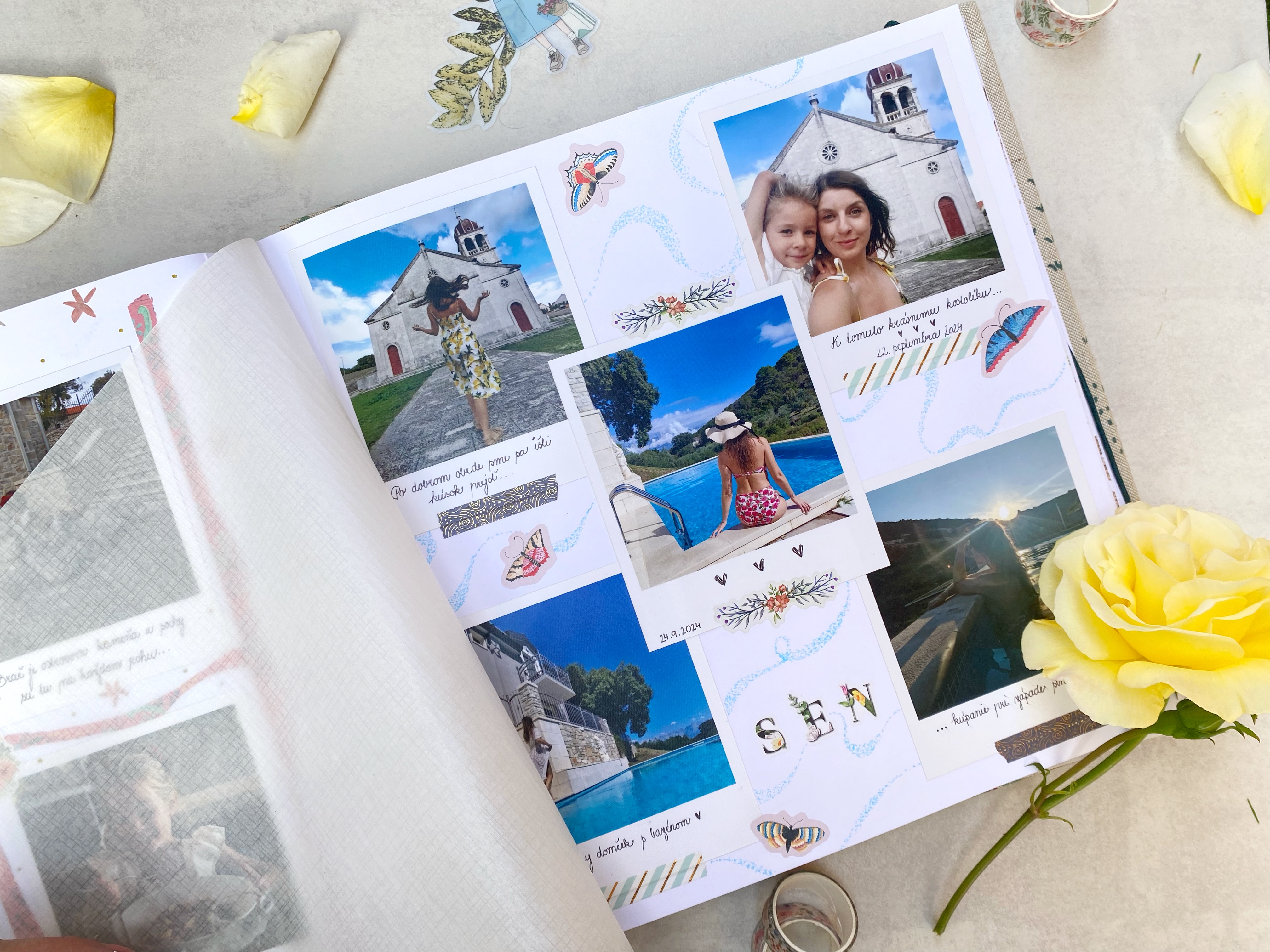 fotoalbum na lepenie fotiek